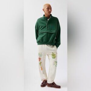 Parks Project Cream Sweatpants with Floral Design